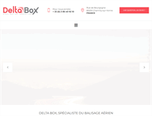 Tablet Screenshot of delta-box.com